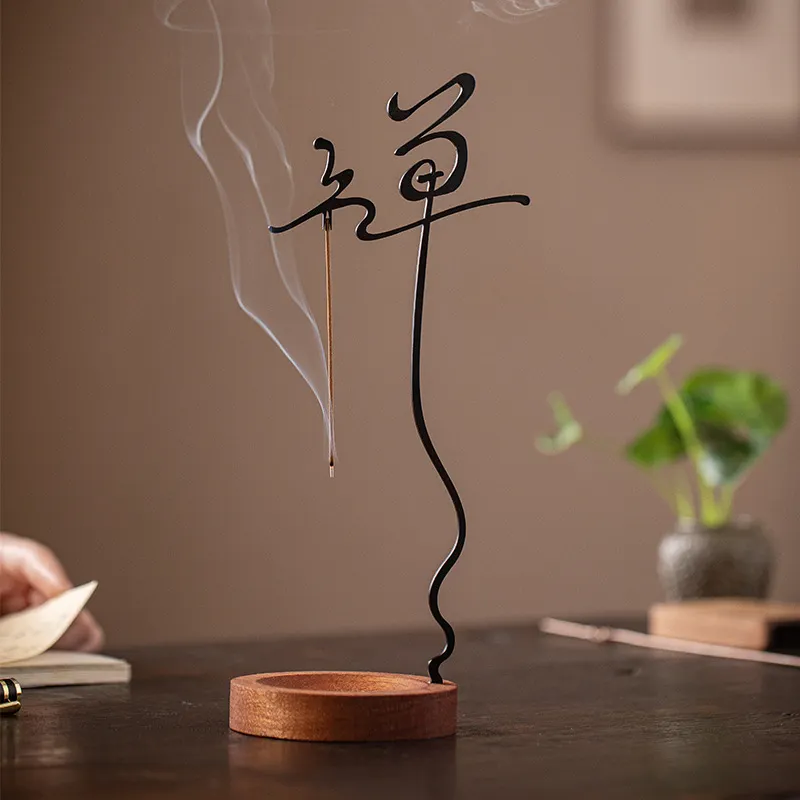 Zen Incense Base Incense Burner Upside-Down Incense Holder Home Indoor Tea Room Incense Insert Living Room Aromatherapy Stove Ornaments 3