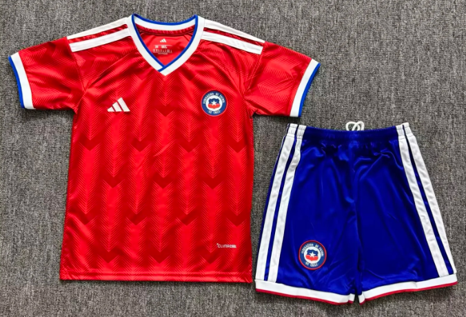 2025/2026 Chile Home Football Jersey 1:1 Thai Quality Kids Size