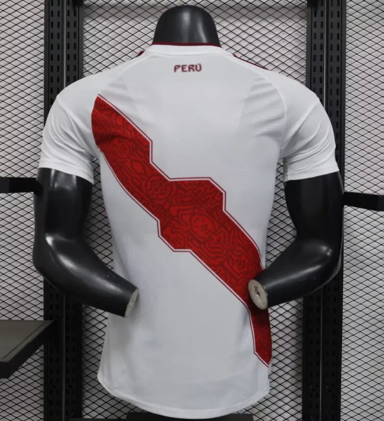 2026 Player Version Peru National Team Home Football Jersey 1:1 Thai Quality