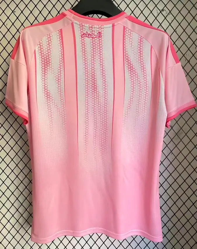 2026 Algeria National Team Training Suit Pink Football Shirt 1:1 Thai Quality