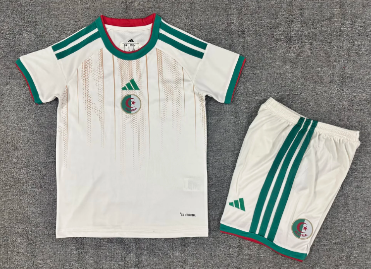 2026 Algeria National Team Home Football Jersey 1:1 Thai Quality Kids Size