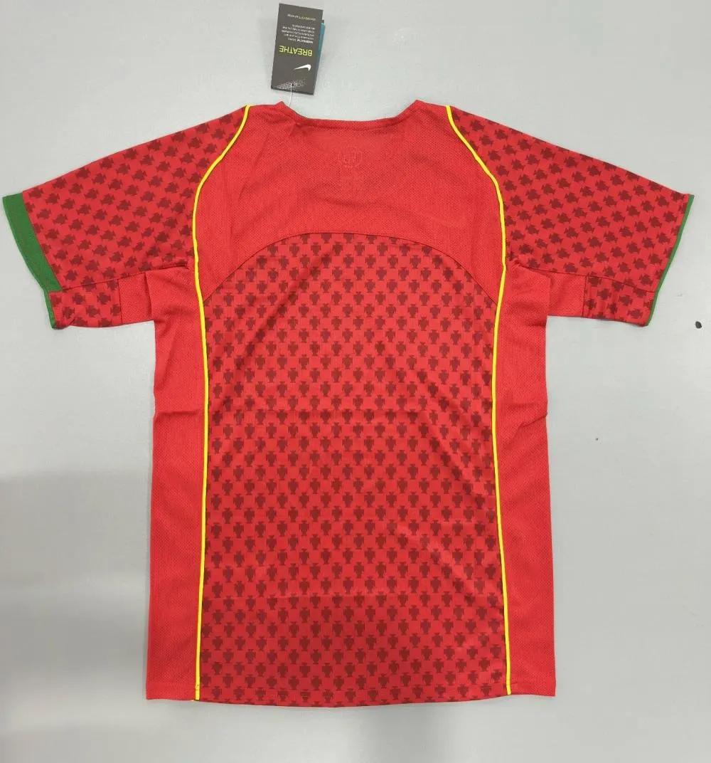 2004 Retro Portugal Home Football Shirt 1:1 Thai Quality