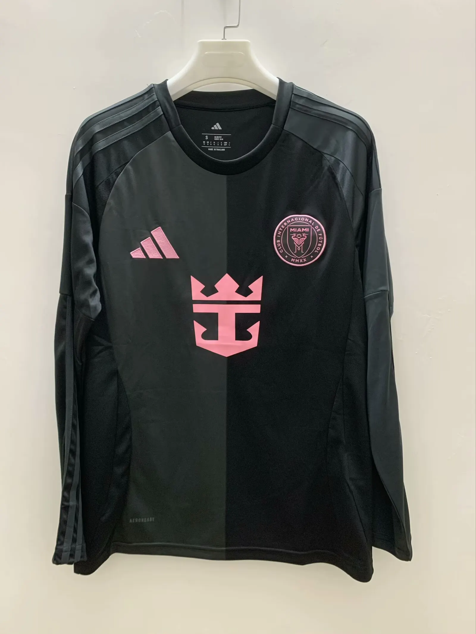 2025/2026 Long Sleeves Inter Miami Away Football Jersey 1:1 Thai Quality