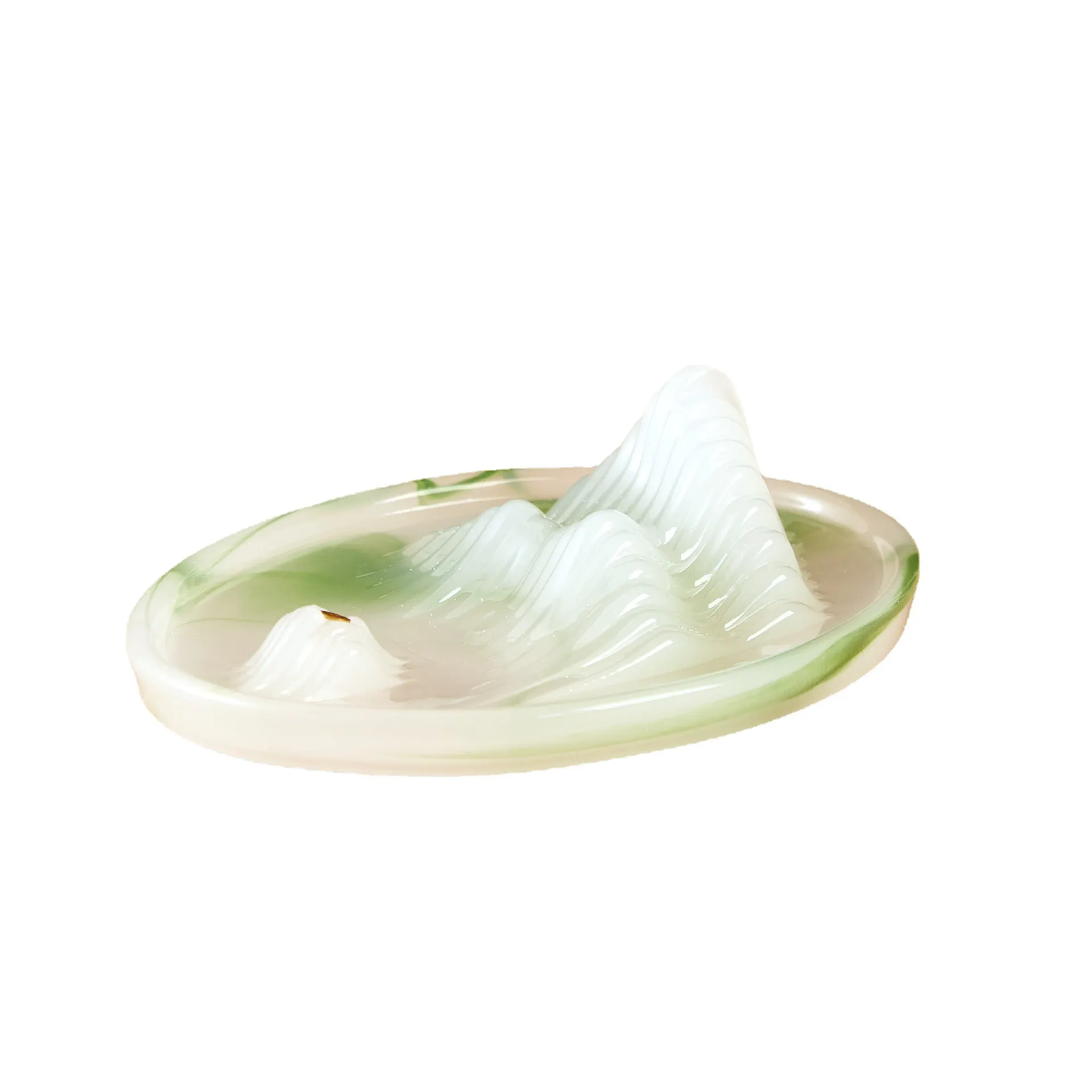 Creative Qianli Jiangshan Fragrance Insertion Fragrance Pet Tea Table Ornaments Household Line Incense Incense Incense Furnace Cultural and Creative Gift 8