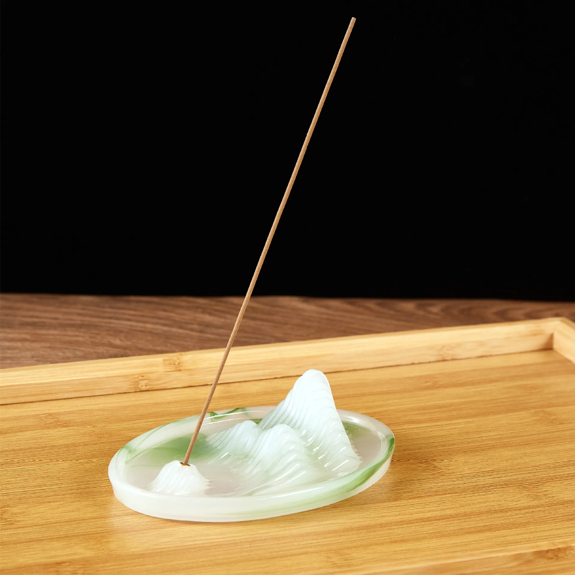 Creative Qianli Jiangshan Fragrance Insertion Fragrance Pet Tea Table Ornaments Household Line Incense Incense Incense Furnace Cultural and Creative Gift 12