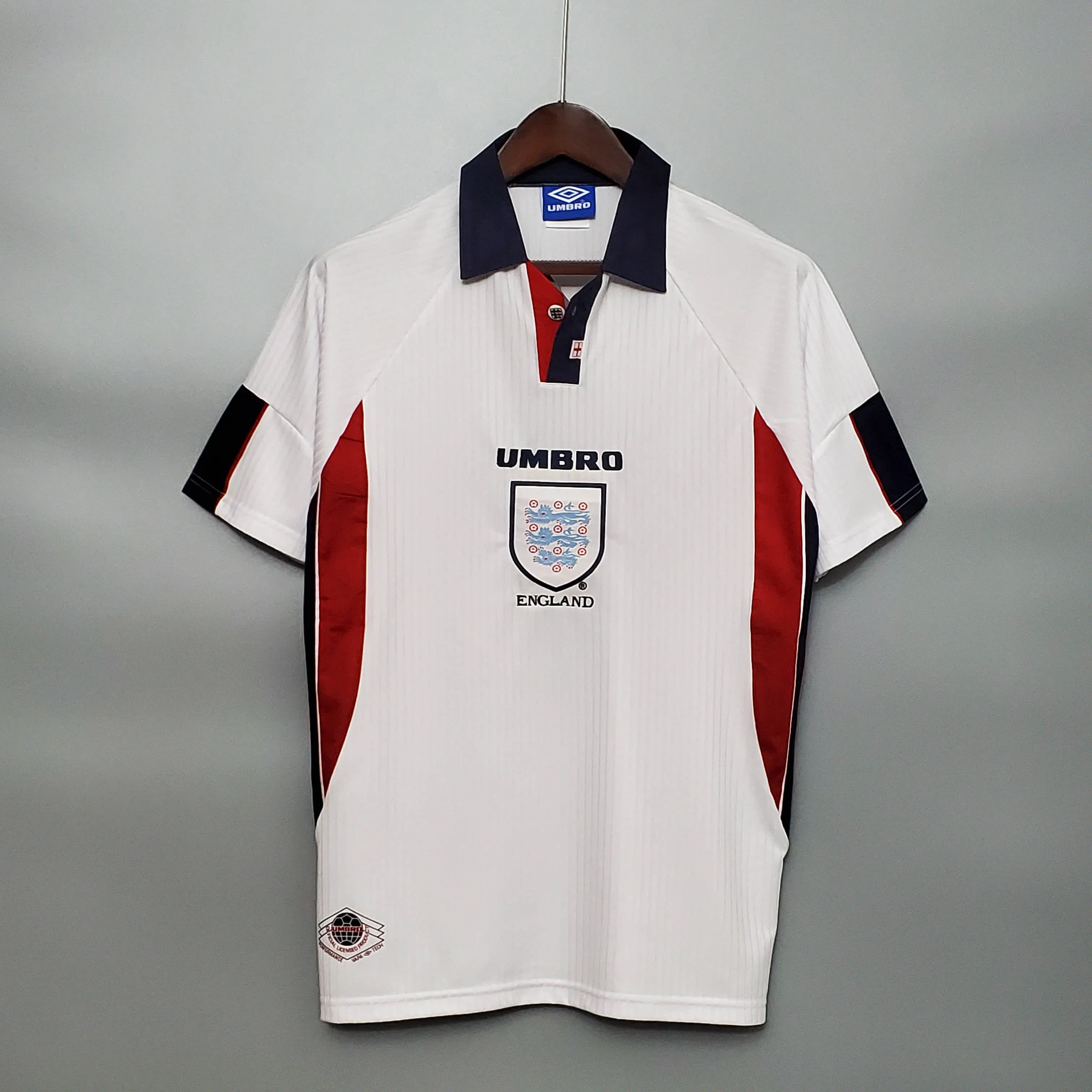 1998 Retro England Home Soccer Jersey 1:1 Thai Quality