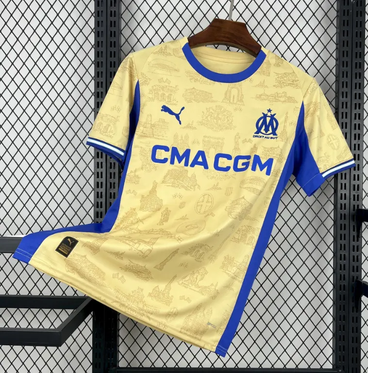 2025/2026 Olympique de Marseille Fourth Away Football Jersey 1:1 Thai Quality
