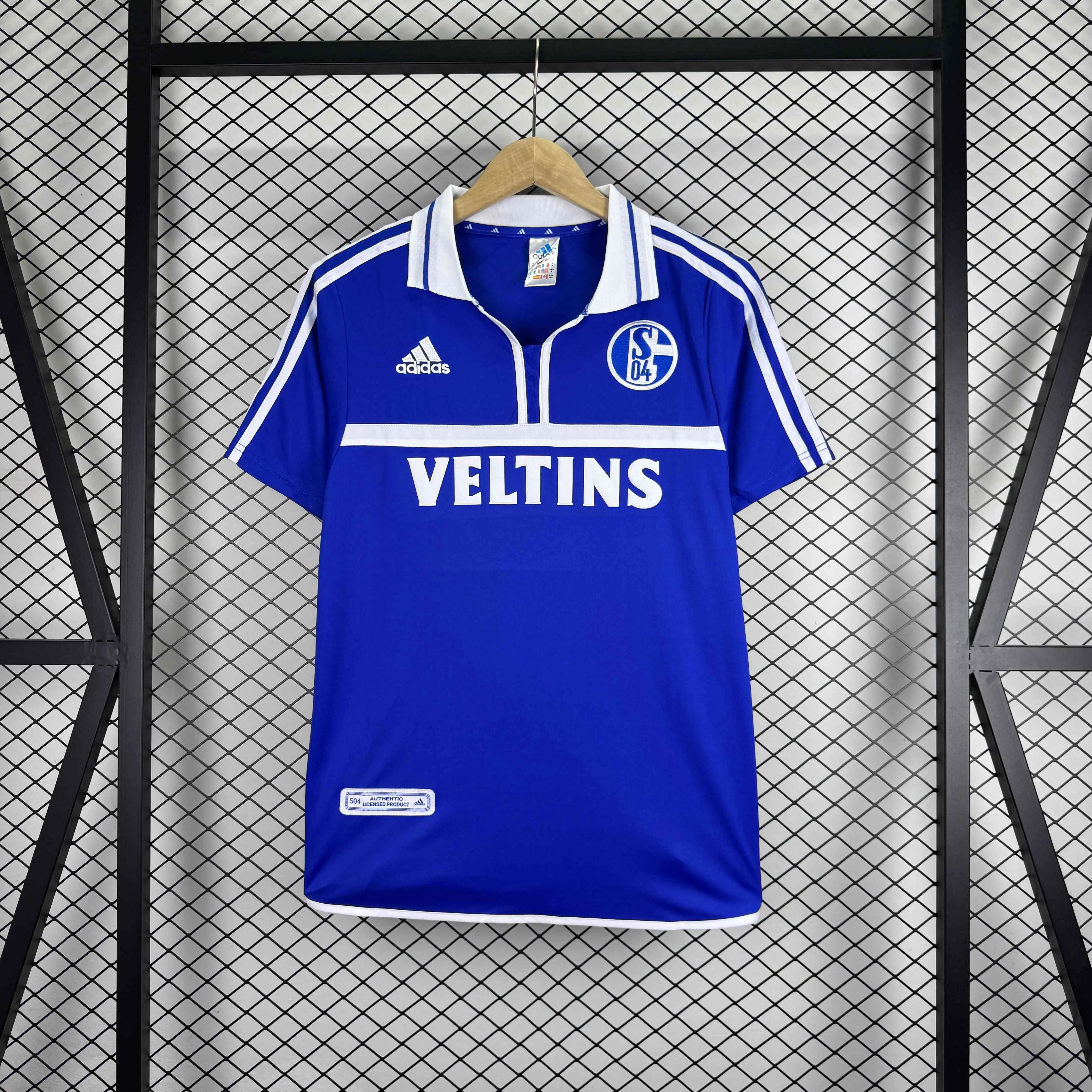 2000/2002 Retro Schalke 04 Home Football Jersey 1:1 Thai Quality