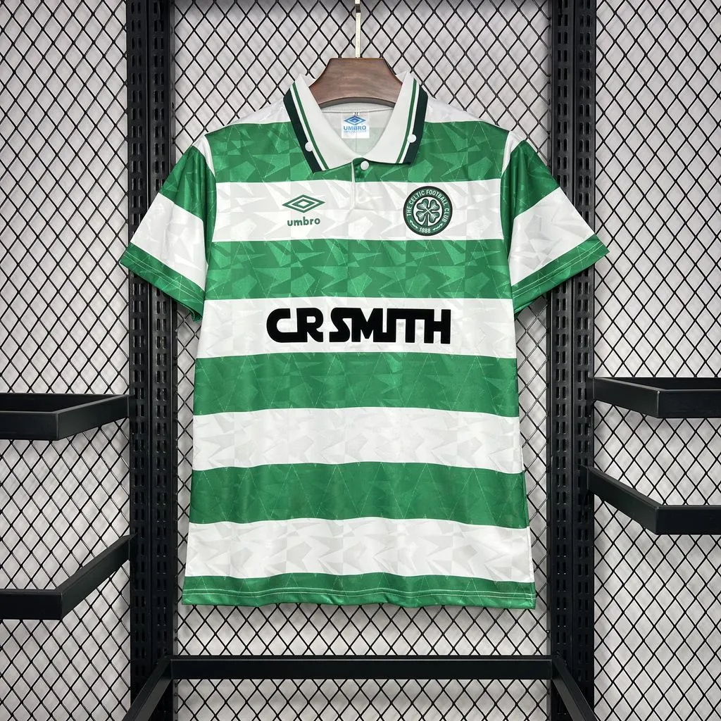 1989/1991 Retro Celtic Home Football Shirt 1:1 Thai Quality