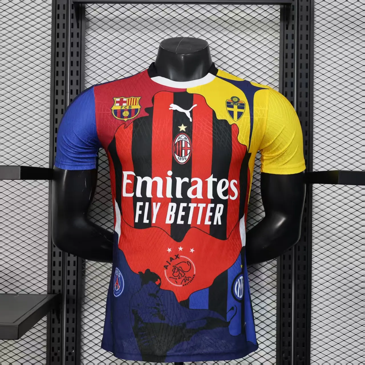 2025/2026 Player Version AC Milan Ibrahimović Commemorative Edition Football Jersey 1:1 Thai quality