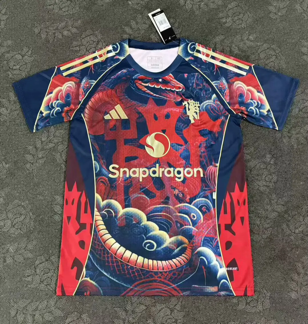 2025/2026 Manchester United Year of the Snake Edition Soccer Football Jersey 1:1 Thai Quality
