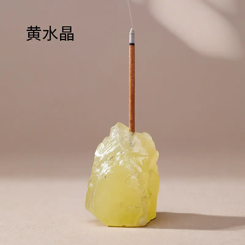 Natural White Pink Amethyst Raw Stone Incense Insert Crystal Ore for Buddha Incense Burner Incense Holder Diffuser Stone Base Wholesale 8