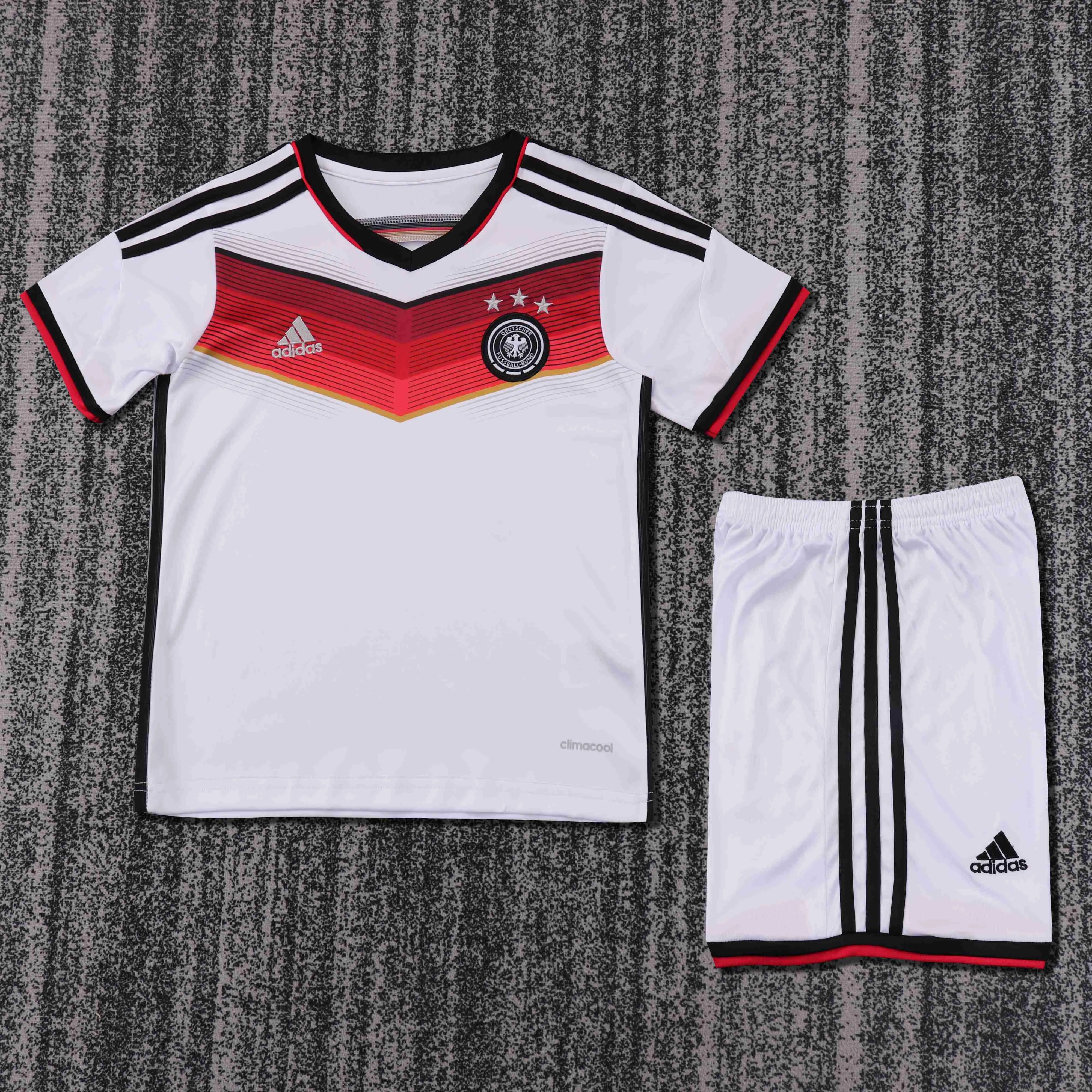 2014 Retro Germany Home Football Shirt 1:1 Thai Quality Kids Size