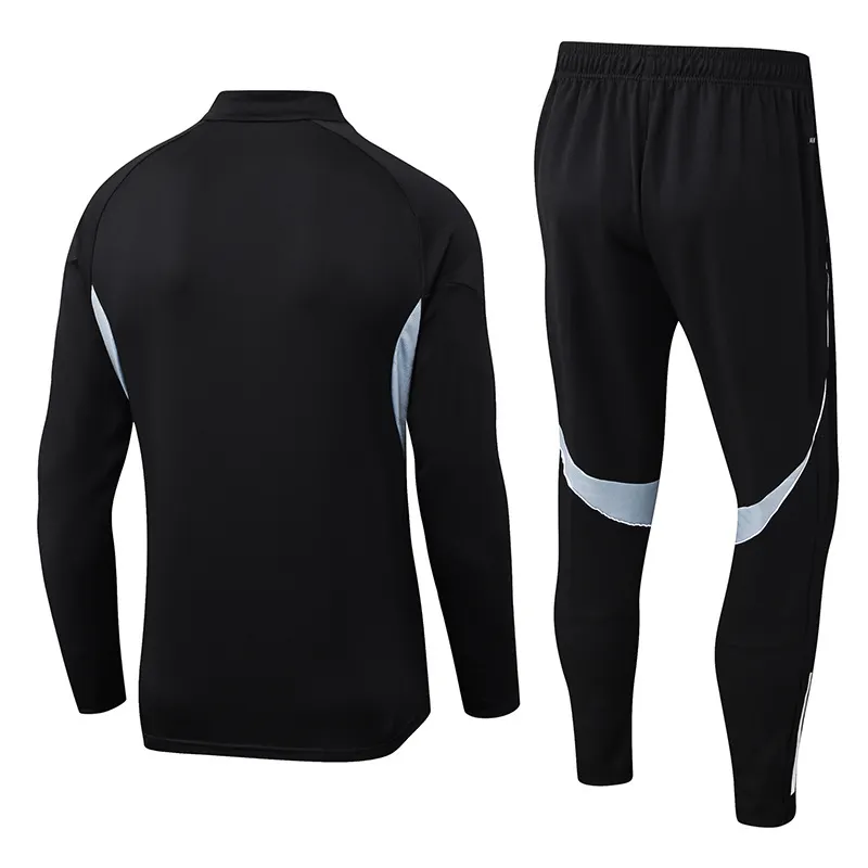 2025/2026 Algeria National Team Half-Pull Training Suit Black Shirt 1:1 Thai Quality Set