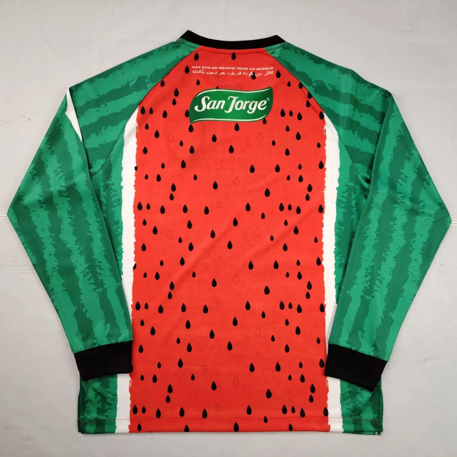 2025/2026 Long Sleeve Palestine Third Away Football Shirt 1:1 Thai Quality