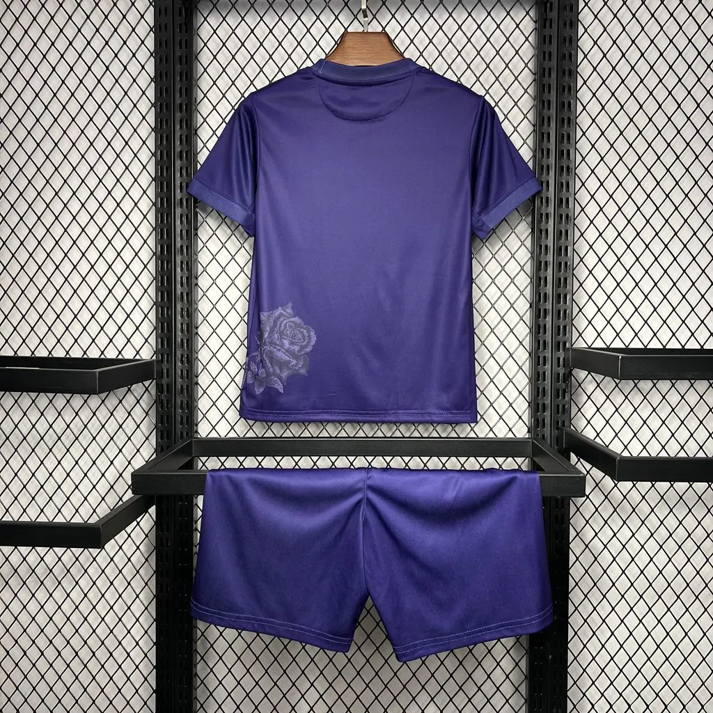 2024/2025 Real Madrid Y-3 Special Edition Purple Football Shirt 1:1 Thai Quality Kids Size