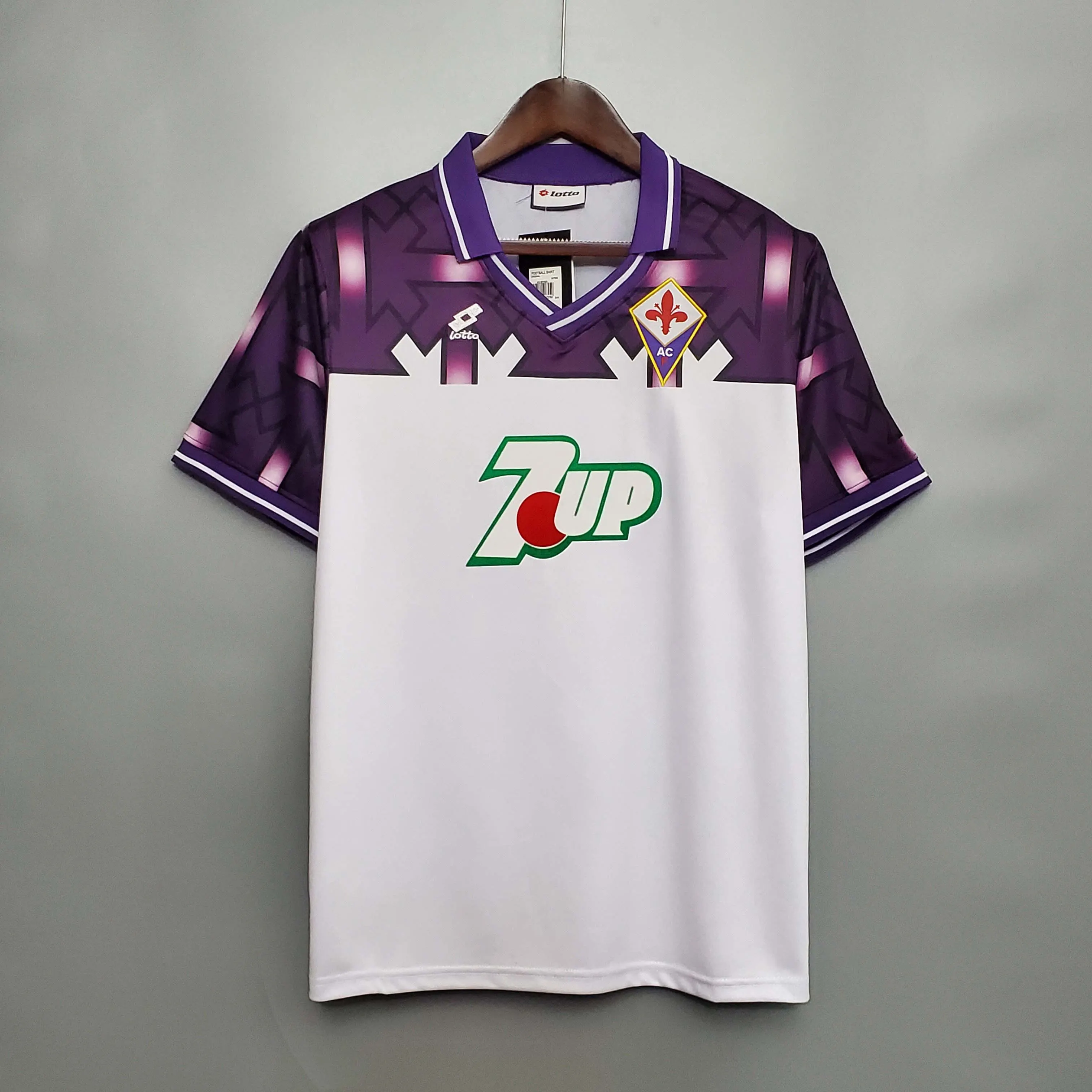 1992/1993 Retro Fiorentina Away Soccer Jersey 1:1 Thai Quality