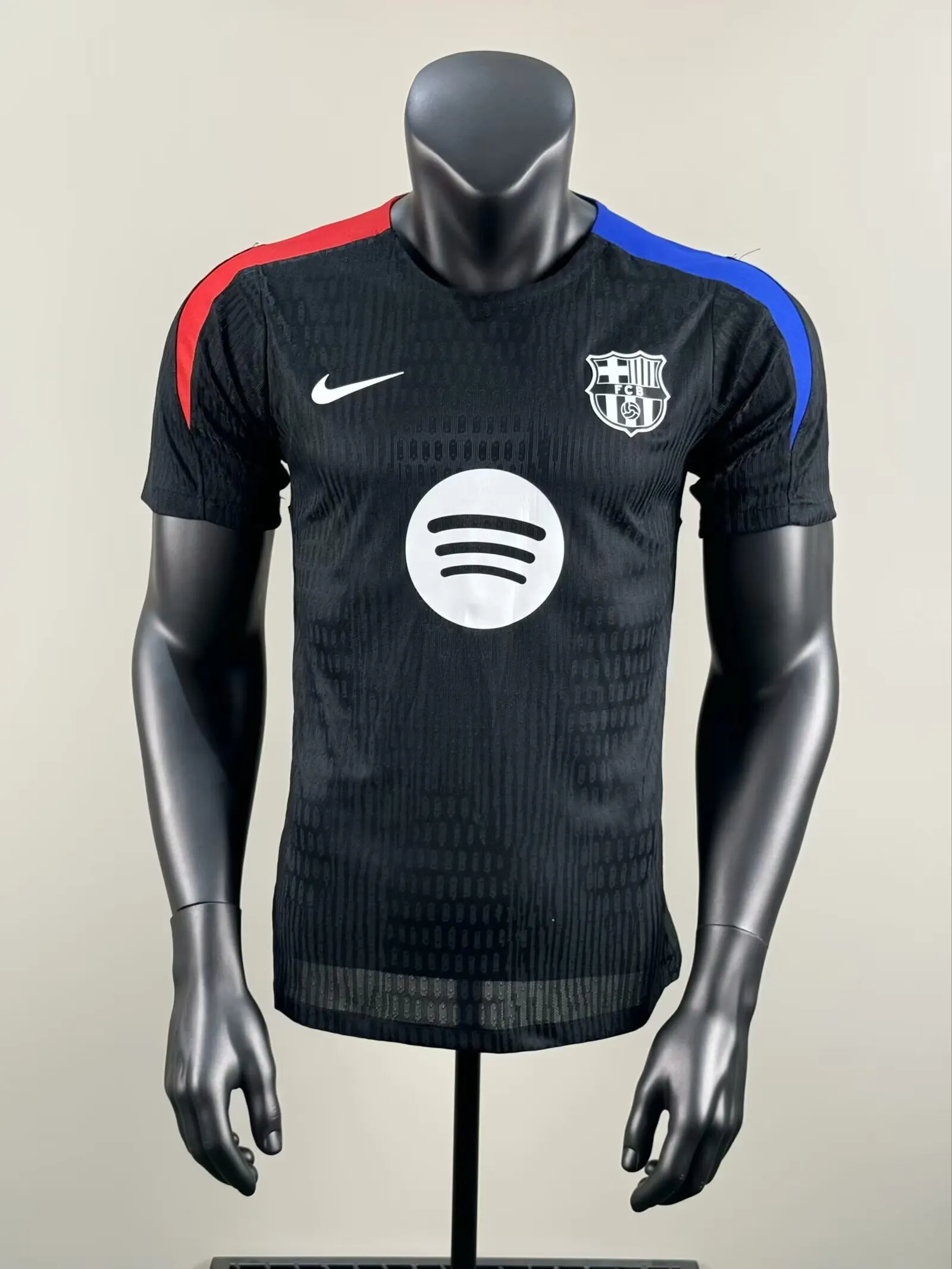 2025/2026 Player Version BarcelonaTraining clothes Black Football Jersey 1:1 Thai quality