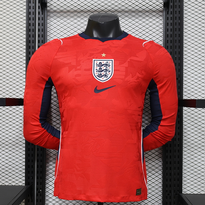 2026 Long Sleeve Player Version England Away Football Jersey 1:1 Thai quality