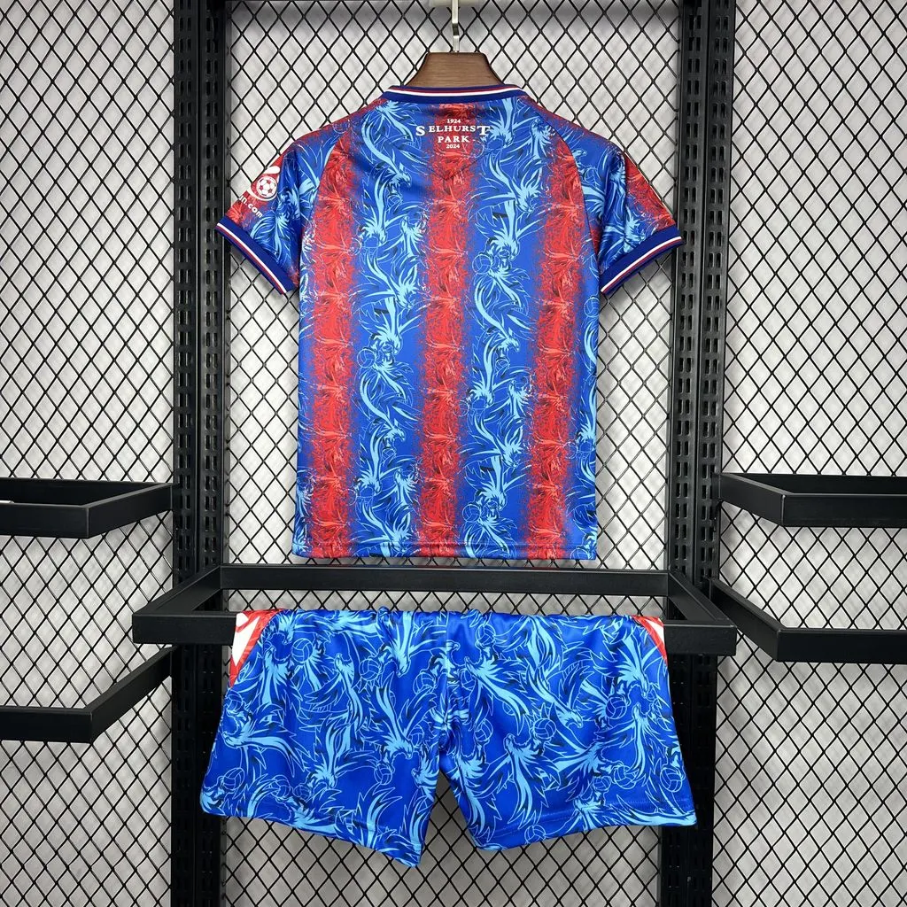2024/2025 Crystal Palace Home Soccer Jersey Kids Size 1:1 Thai Quality
