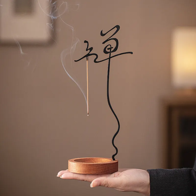 Zen Incense Base Incense Burner Upside-Down Incense Holder Home Indoor Tea Room Incense Insert Living Room Aromatherapy Stove Ornaments 6