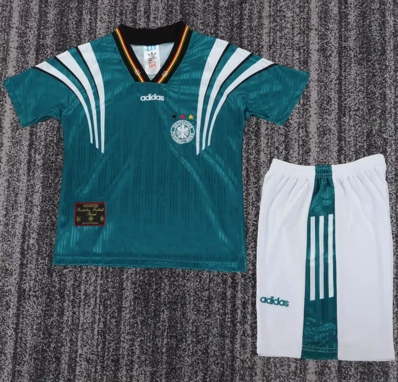 1996 Retro Germany Away Football Jersey 1:1 Thai Quality Kids Size