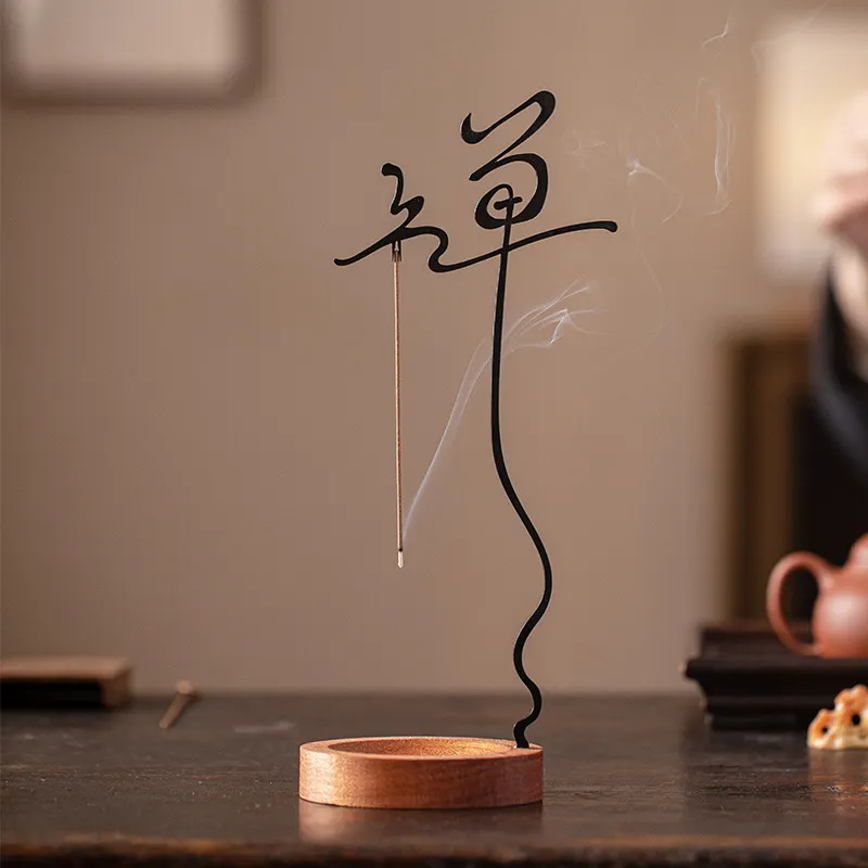 Zen Incense Base Incense Burner Upside-Down Incense Holder Home Indoor Tea Room Incense Insert Living Room Aromatherapy Stove Ornaments 8