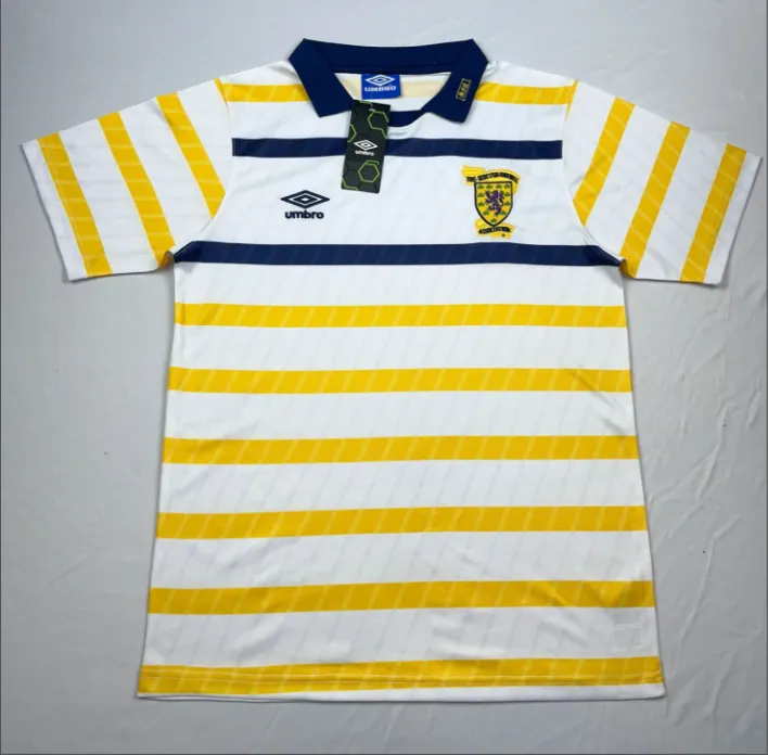 1988/1991 Retro Scotland National Team Home Football Shirt 1:1 Thai Quality