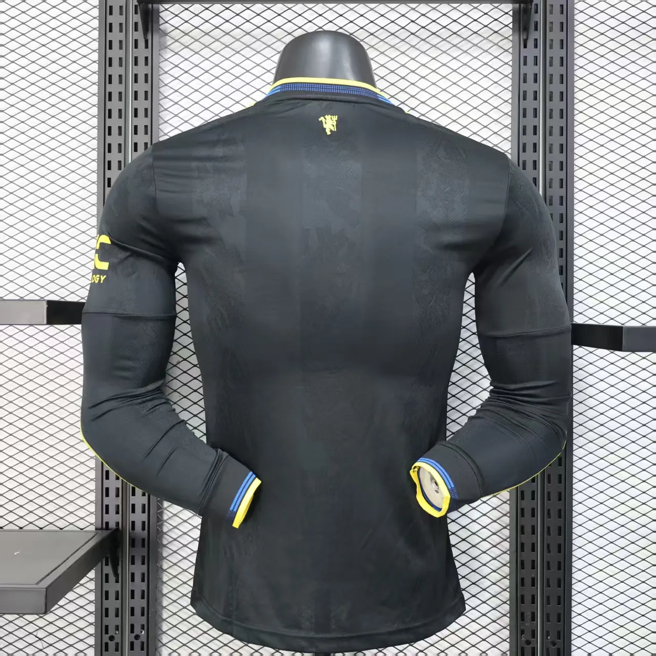 2025/2026 Long Sleeve Player Version Manchester United Third Away Football Shirt 1:1 Thai Quality