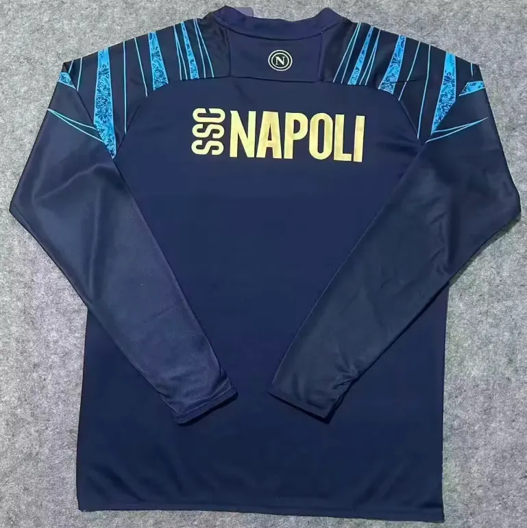 2026/2027 Long Sleeve Napoli Pre-Match Football Jersey 1:1 Thai Quality