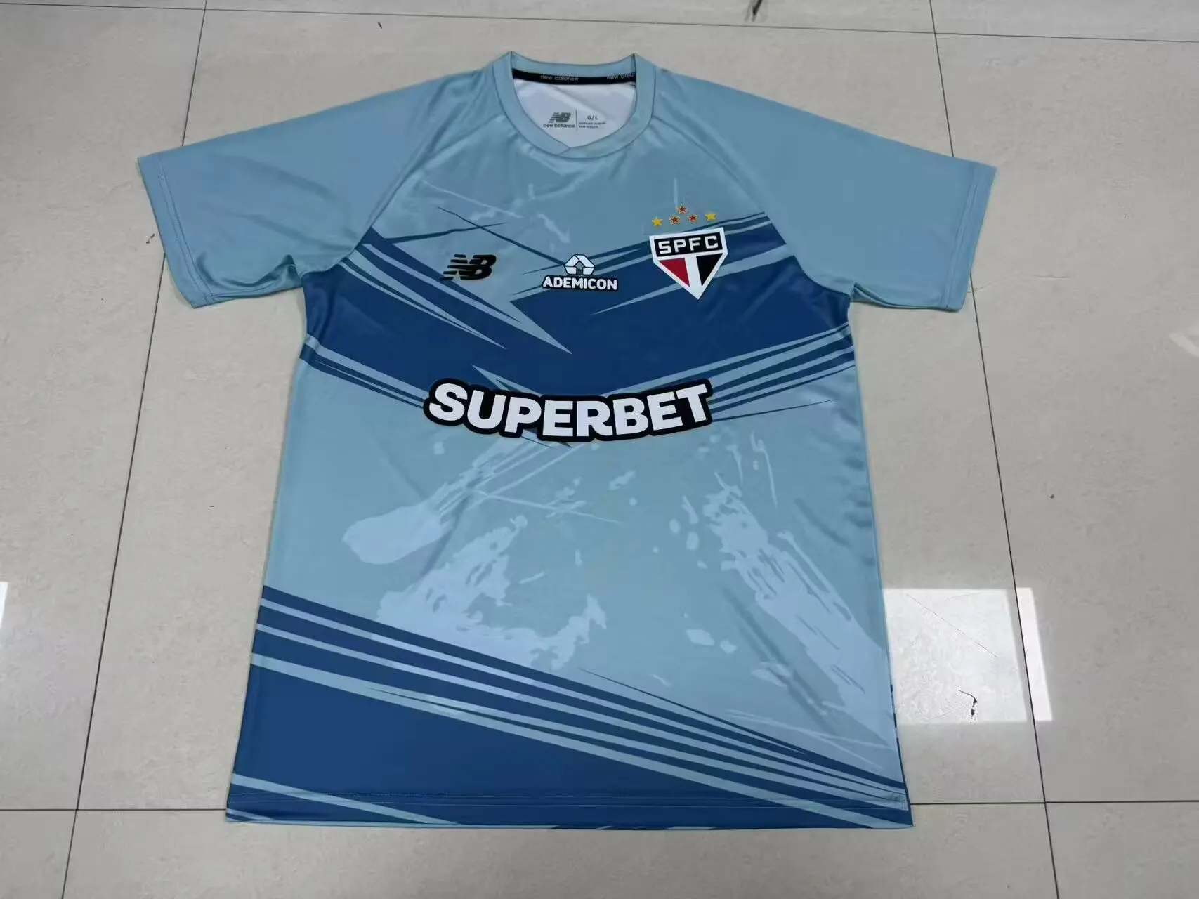 2025/2026 São Paulo Training uniform Blue Football Jersey 1:1 Thai quality