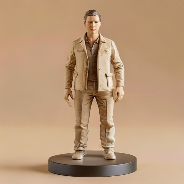 Custom full-body figurine