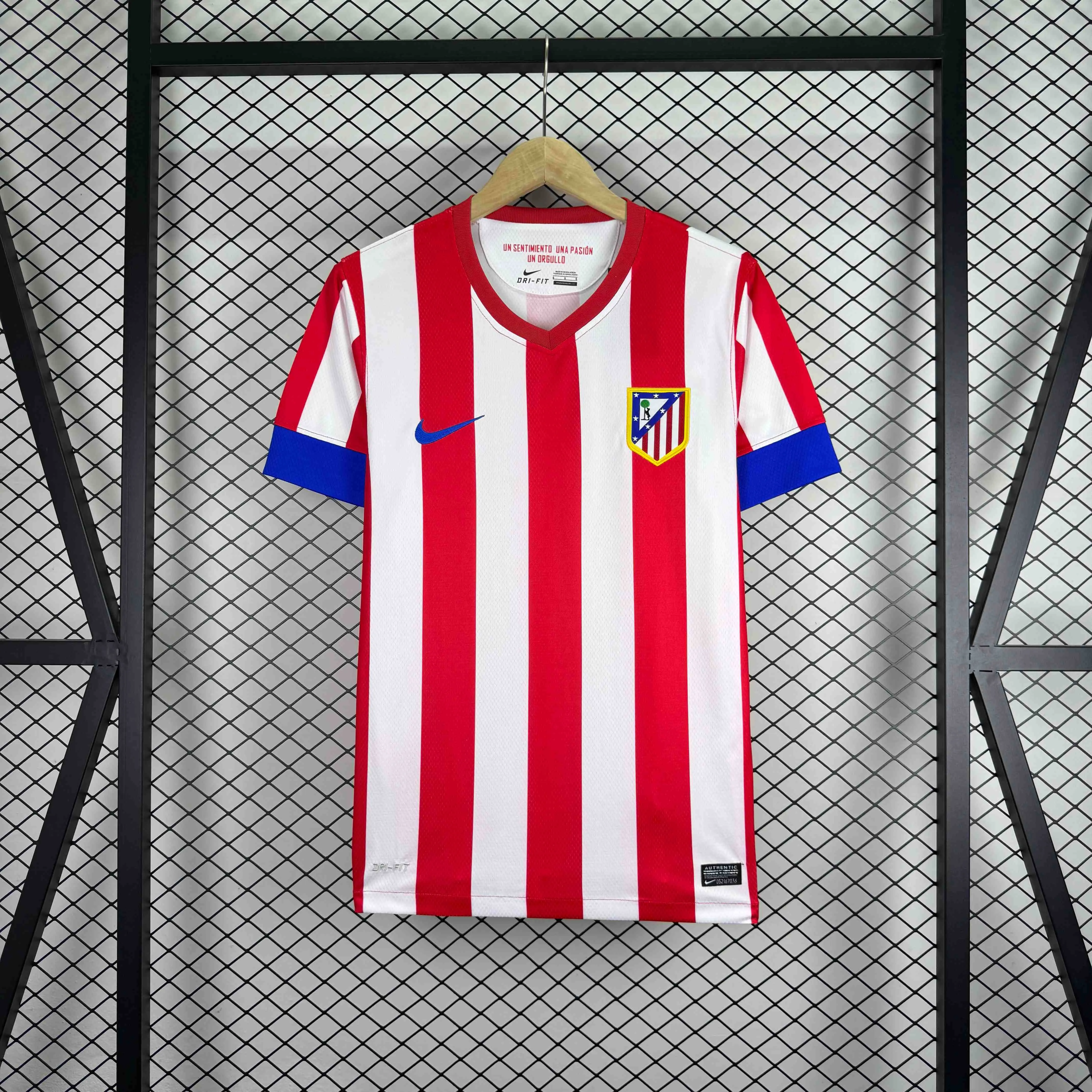 2012-2013 Retro Atletico Madrid Home Soccer Jersey 1:1 Thai Quality