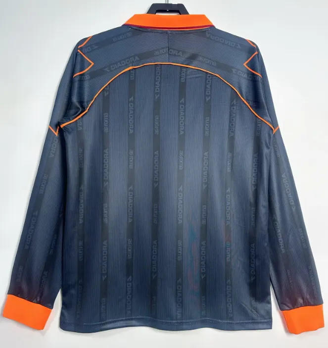 1999/2000 Long Sleeve Retro Roma Third Away Football Jersey 1:1 Thai Quality