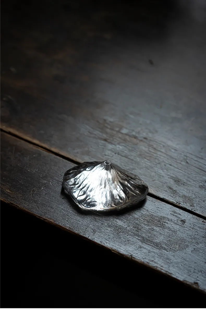New Crystal Glass Incense Holder with Fuji Mountain Design, Transparent Incense Burner, Home Zen Ornament with Lid 11