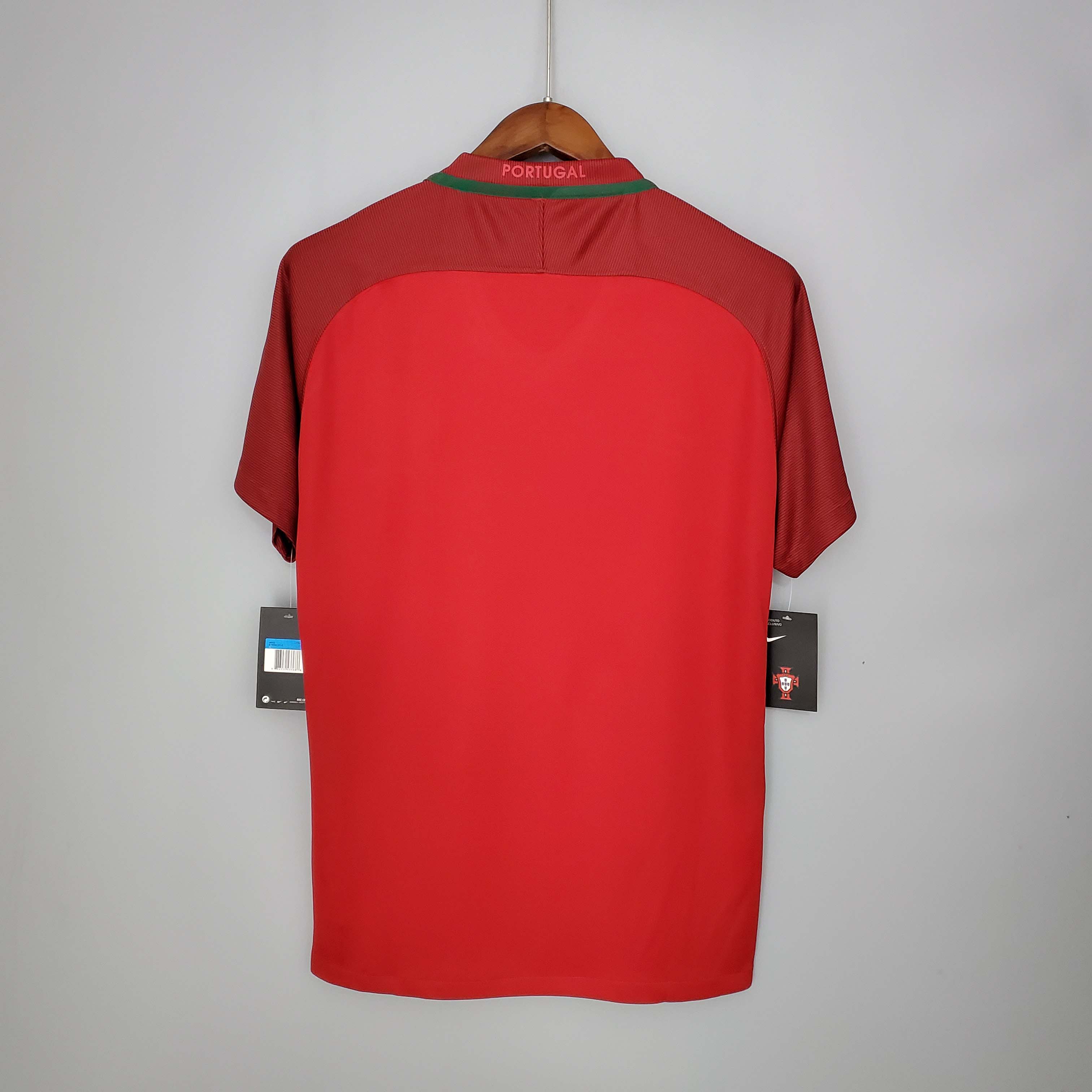 2016 Retro Portugal Home Football Shirt 1:1 Thai Quality