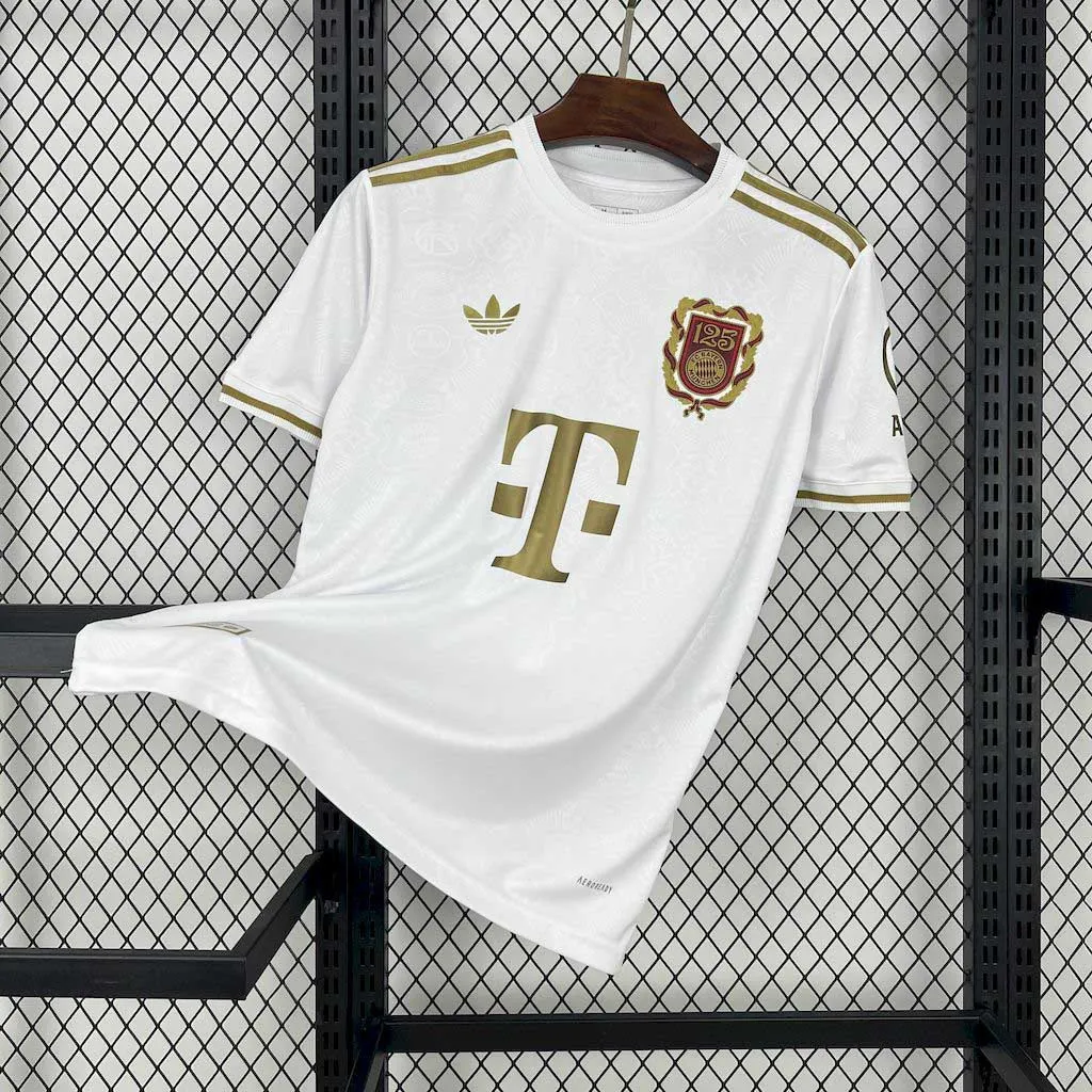 2025/2026 Bayern Munich 125th Anniversary Edition white Football Jersey 1:1 Thai Quality