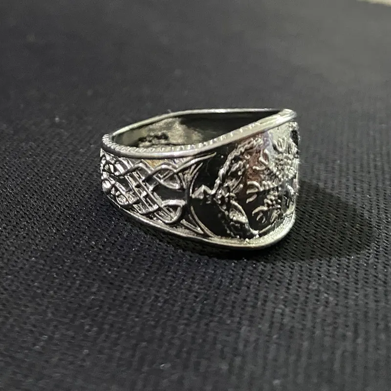 Viking Snowflake Rune Ring – My Store