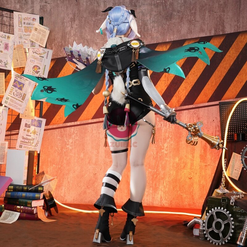 ゼンレスゾーンゼロ リュシア コスプレ Sサイズ ウィッグ 武器付き 五次元 ゼンレスゾーンゼロ コスプレ リュシア 衣装 ※ウィッグ 杖