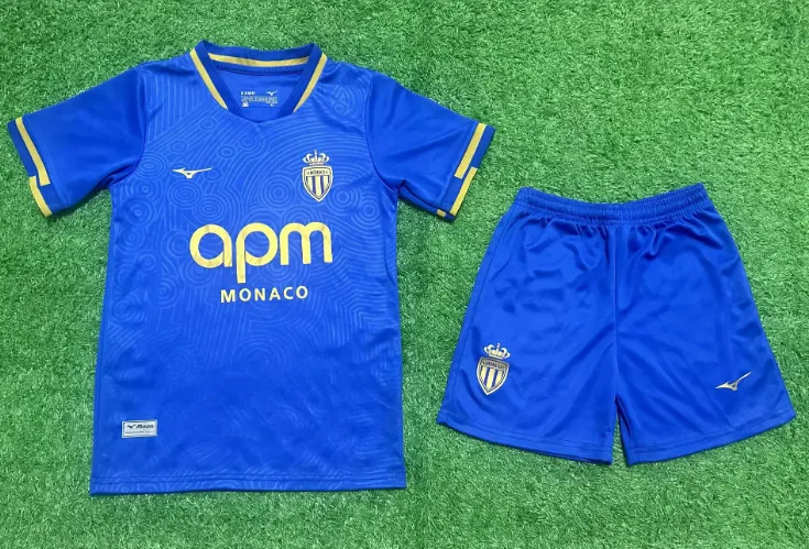 2025/2026 AS Monaco Away Football Shirt 1:1 Thai Quality Kids Size