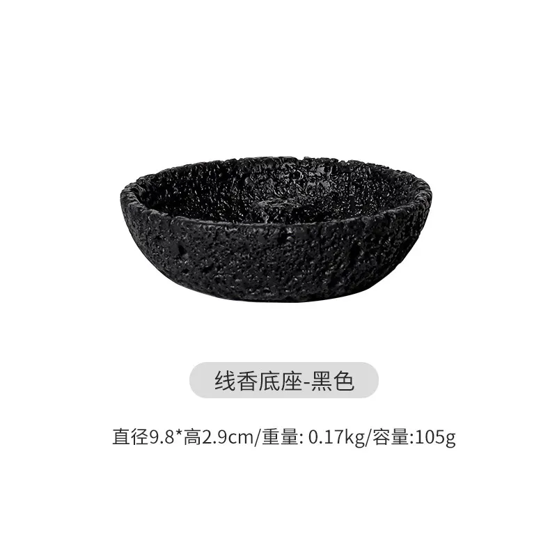 Cement Cross-Border Wabi-Sabi Style Incense Holder Simple Incense Burner Home Indoor Modern Plug-In Incense Base Decoration Ornaments 10