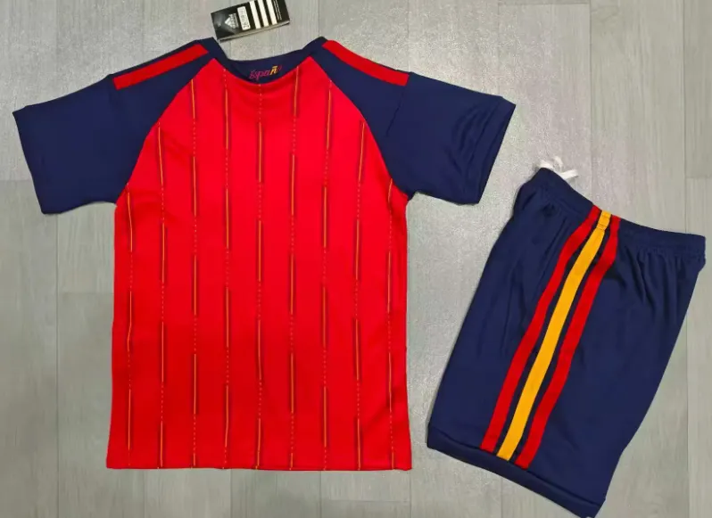 2026 Spain Home Football Shirt 1:1 Thai Quality Kids Size