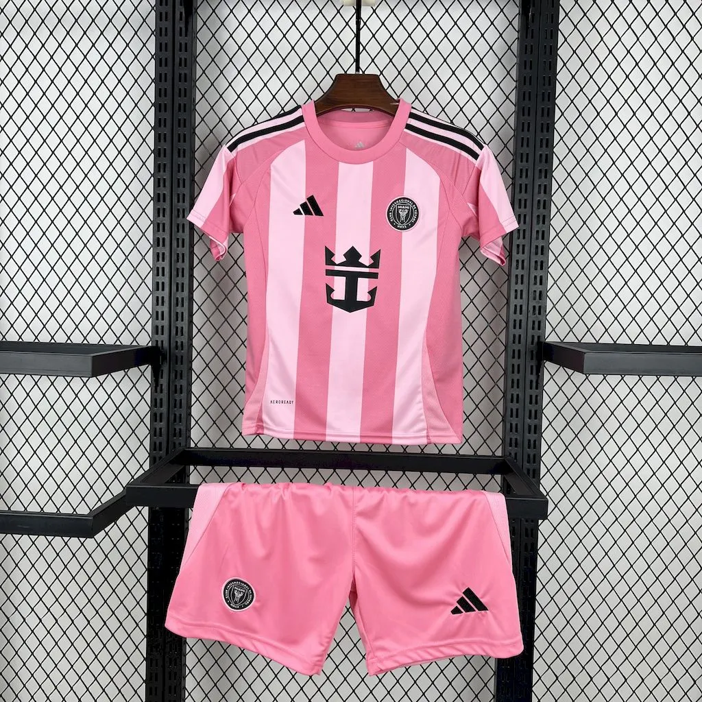 2025/2026 Inter Miami Home Soccer Football Jersey 1:1 Thai quality Kids Size