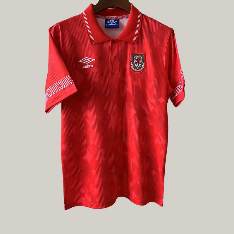 1991 Retro Wales Home Football Shirt 1:1 Thai Quality