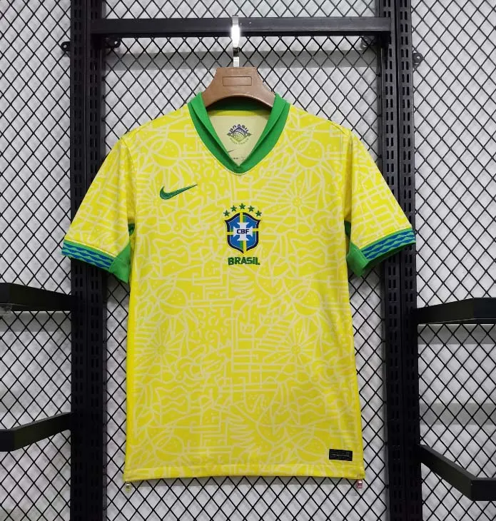 2024-2025 Brazil Home Football Shirt 1:1 Thai Quality