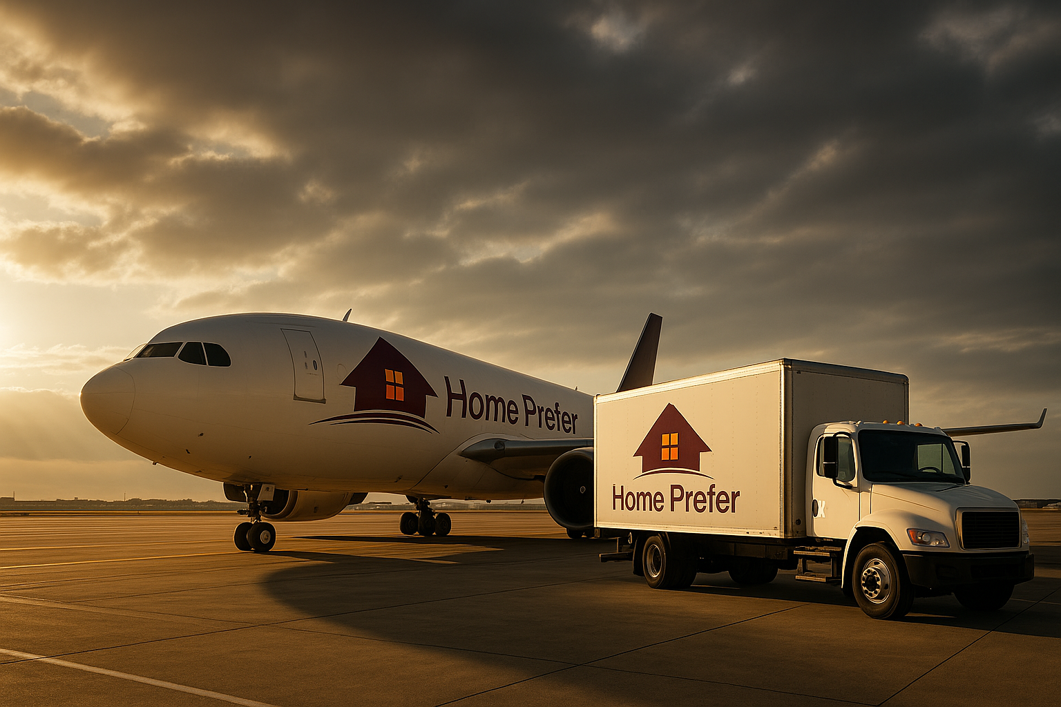 Illustration of global shipping routes