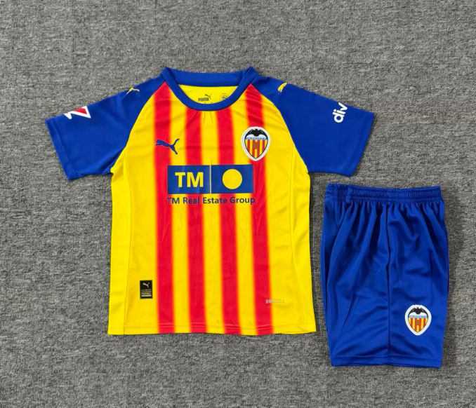 2025/2026 Valencia Third Away Football Jersey 1:1 Quality Thai Kids Size