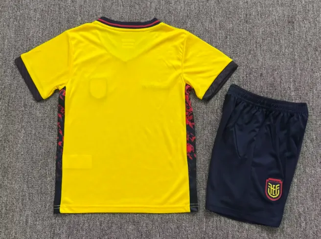 2026 Ecuador National Team Home Football Jersey 1:1 Thai Quality Kids Size