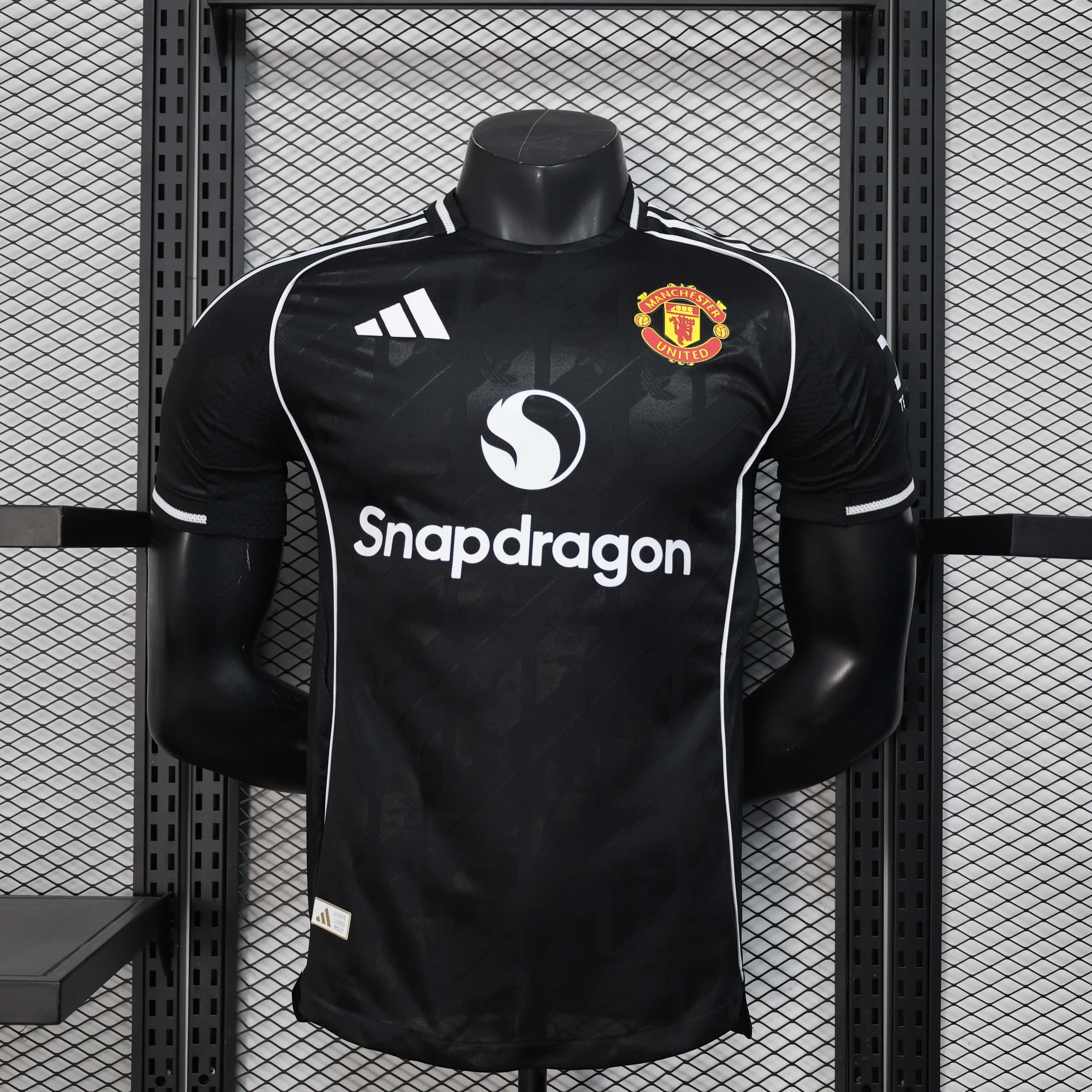 2025/2026 Player Version Manchester United Special Edition Black And White Football Jersey 1:1 Thai quality