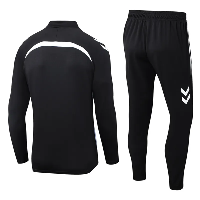 2025/2026 Real Betis Half-Pull Training Suit Black Football Shirt 1:1 Thai Quality Set